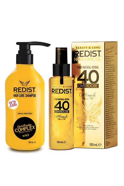 Redist 1000 ml Salt-Free Shampoo + 40 Plant Care Oil