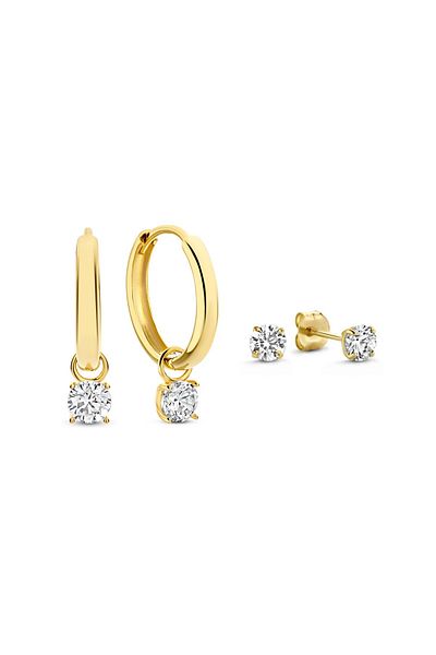 Isabel Bernard Cadeau D'isabel 14 Karat | Gold Ohrringe Set Ib90079