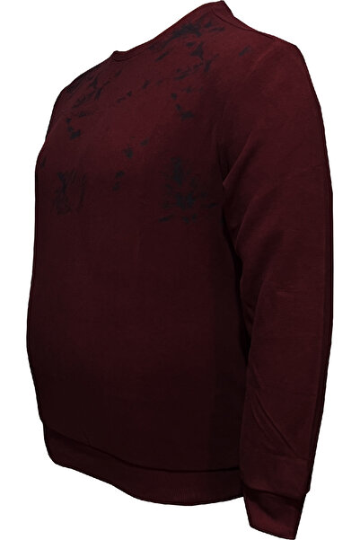 Epos Plus Size Patterned Sweatshirt