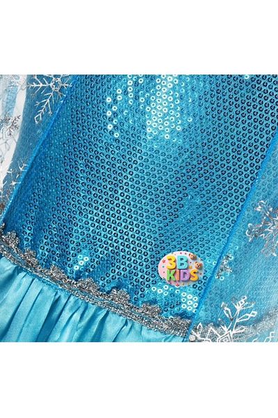 BATALLI Set costum rochie Elsa cu perucă Frozen (VIDELEU)