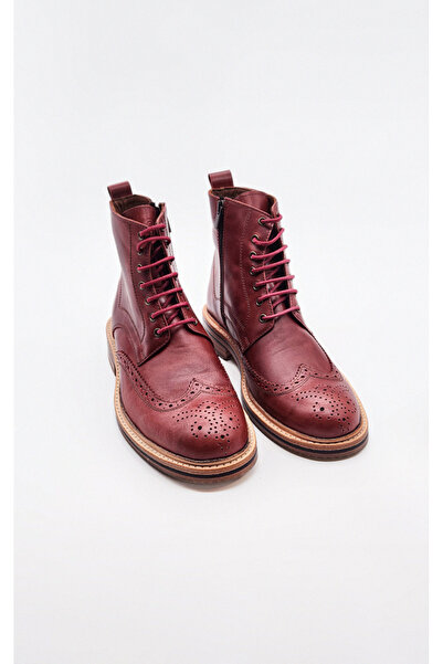 UniqCrafter ERKEK DERİ BAĞCIKLI FERMUARLI BOT