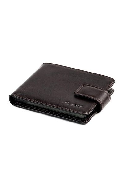 Necati Çanta Мъжки портфейл с държач за карти от естествена кожа