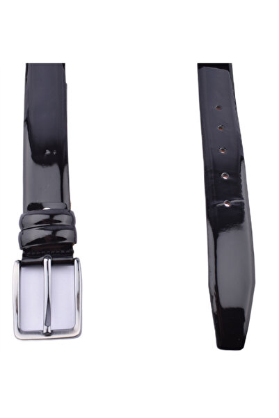 FSM -21 حزام جلد لامع 3.5 سم