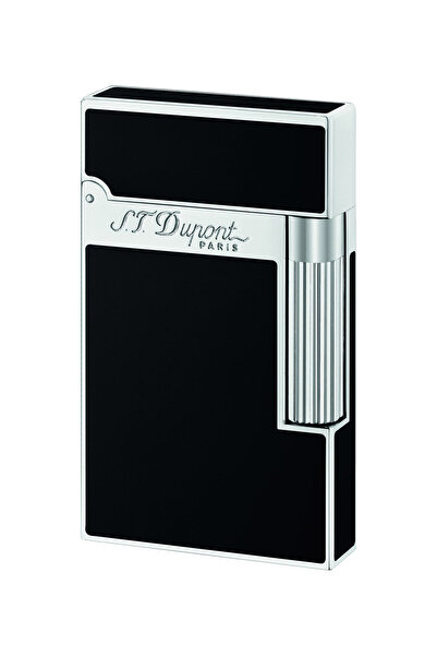 S.T. Dupont Black Chinese Lacquer And Palladium Çakmak 16296