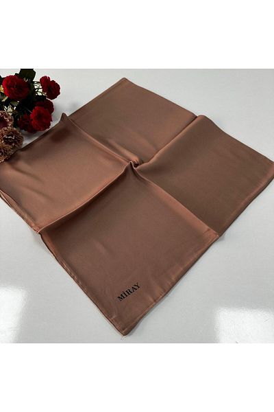 MİRAY Κασκόλ Miray Flat Crystal με φλοιό κρεμμυδιού - LTA0524