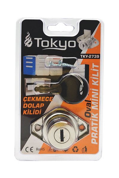KNİTTY Oval-47 Tky-2739 Drawer Lock