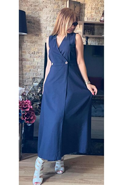 Cardella Бавовняна сукня з тонкої тканини - круазаний комір і ґудзики