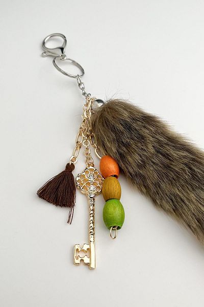 Modex Colorful Key Figured Feather Bag Accessory (17cm)