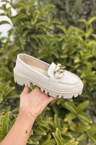 sefayol Дамски обувки Bern Beige Matte Leather