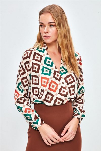 Sateen blouse