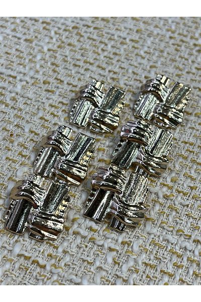 ODDA TASARIM ATÖLYESİ Cross-Pass Design Gold Color Jacket Button(40 Size)
