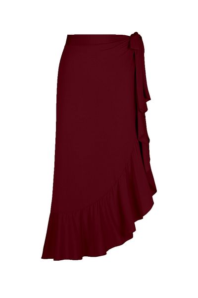 Remsa Mayo 15 Colored Lactable Ruffle Spanish Pareo Skirt