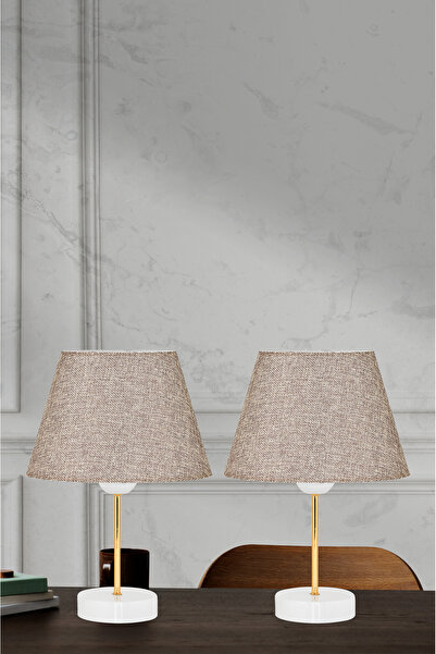 Emg DesiGn Set of 2 Lampshades - Nightstand Top, Living Room Hall for Bedroom and Children's Room