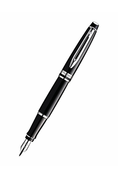Genel Markalar Expert Rollerball Pen, Gloss Black with 23k Gold Trim, Fine Po...