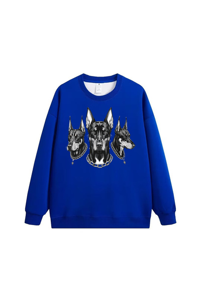 Drippy Jesenski muški džemper Nemački doberman Štampano dugih rukava T-shirt ...