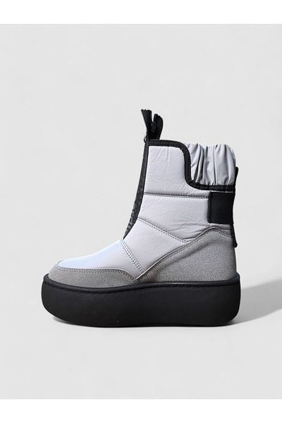 Pierre Cardin Cizme de zăpadă pentru femei, impermeabile, gri cu blană PC-59999