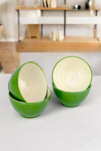 Digithome 10 cm Snack Bowl Porcelain Presentation Bowl Set - 4 Pieces, Tl 4037485   C320.003