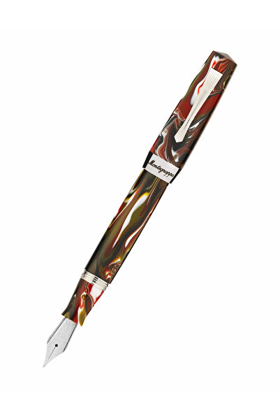 Montegrappa Elmo 02 Croda Rossa Dolma Kalem M Uç Ise2r3ar_1