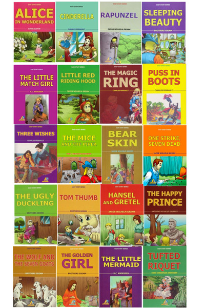 Panem Yayınları İngilizce Hikaye Seti Dünya Klasikleri Kolay Seviye 20 Kitap