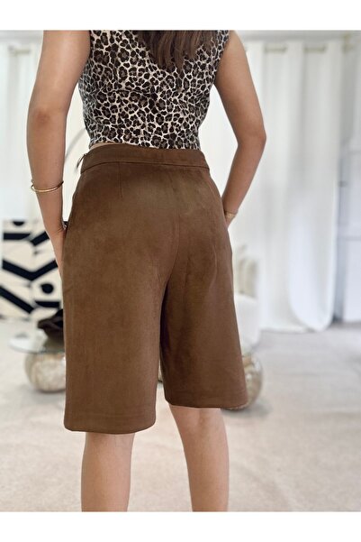 EFİL Suet Bermuda Şort