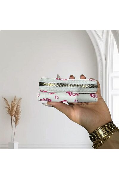 gullfoss Stylish Patterned Children's Wallet with Coin Compartment 11X8 cm