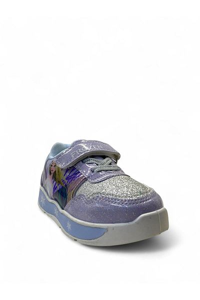 Frozen Badel P4Pr - Orthopedic Girl's Blue/Lilac/Silver Glitter Lighted Sneakers