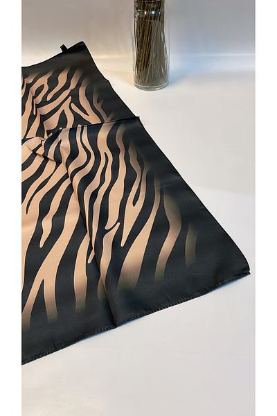 Onur Zebra Print Twill Scarf - Hard Fabric Quality Fashion Trending Store Product