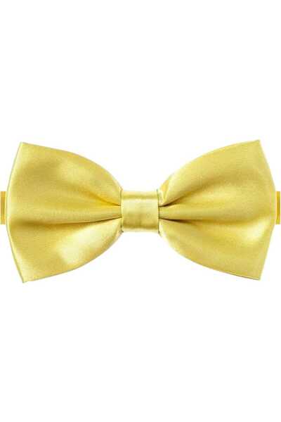 Uniquetrenders Men's Solid Color Satin Bow Tie