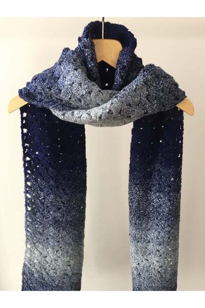 Mora Örgü Mora Knit - وشاح شال محبوك خاص من Mohair بنسبة 15% (32 × 250 سم 245...