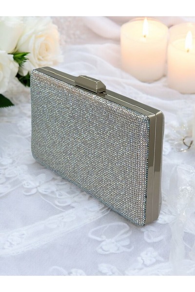 Gloriys Ayakkabı & Çanta Geanta rochie de seara cu 135 de pietre DMC