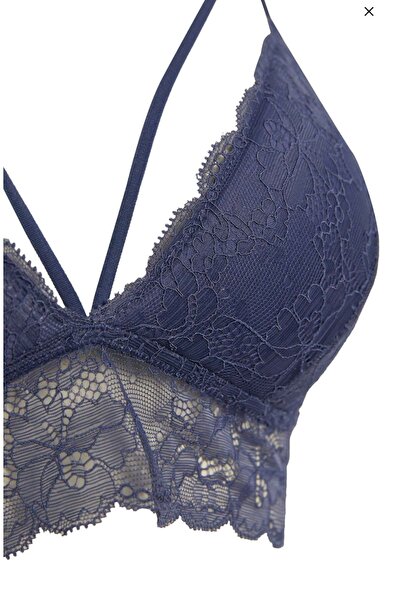 DeFacto Fall İn Love Квітковий бюстгієй з мереживом