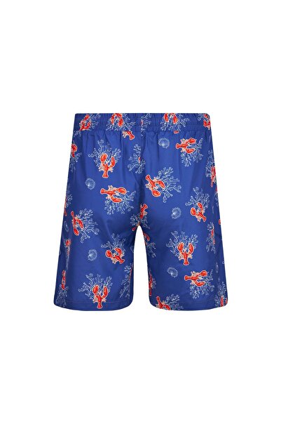 REMSA Men's Sea Pool Shorts Patterned Hank S246 Turquoise