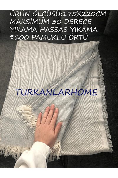 turkanlarhome Luxury Cotton Sofa-Seat Cover 175X220 cm Double Sided Anti-Sweat Anti-Slip Non-Collectable