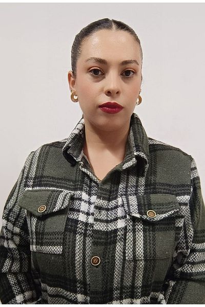 AKŞEN GİYİM Cămașă cu tunică supradimensionată, cu guler, cămașă/jachetă groasă