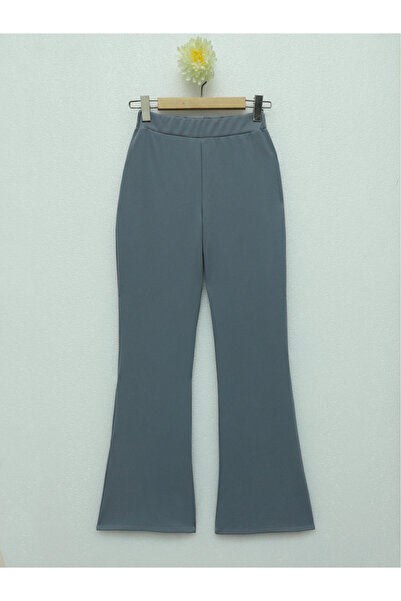 Modamorfo Εισαγόμενο υφασμάτινο παντελόνι Flare Leg -γκρι