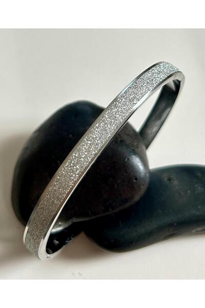 juleeco Taşlama Parlak Silver Çelik Kelepçe(17-18cm)