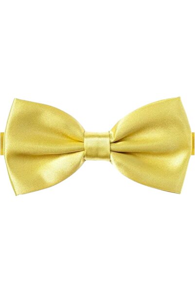 Uniquetrenders Men's Solid Color Satin Bow Tie