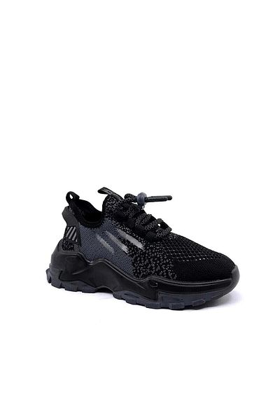 M.P. M.p 3449 Children's Black Walking Running Shoes