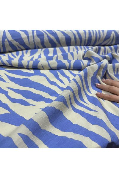 Yaren Ülker Ayrobin (Aerobin) Modal Viscose Fabric Double En Zebra Pattern