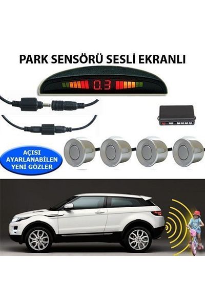 BOSSE Gray Forza Series - Turkish Speaking Parking Sensor with Display