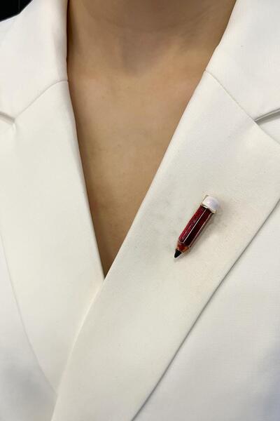 Modex Öğretmen&Öğrenci Kalem Broş (3cm)