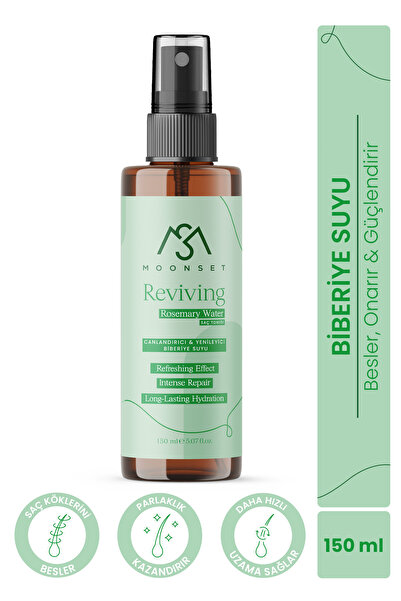 moonset Rosemary Water – Anti-Hair Loss and Hair Growth Supporting Vegan Hair...