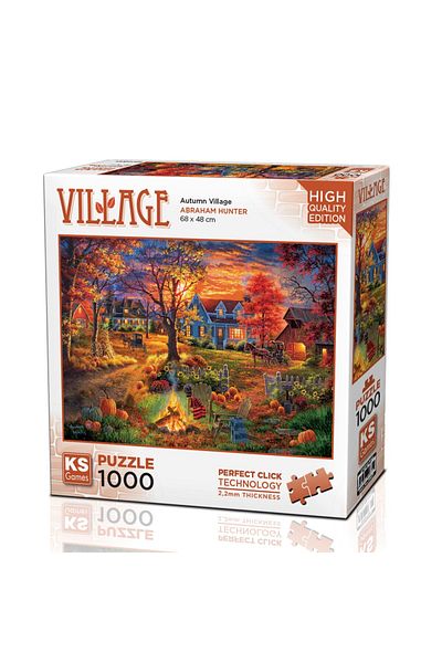 Ks Games Autumn Village 1000 Piece Puzzle