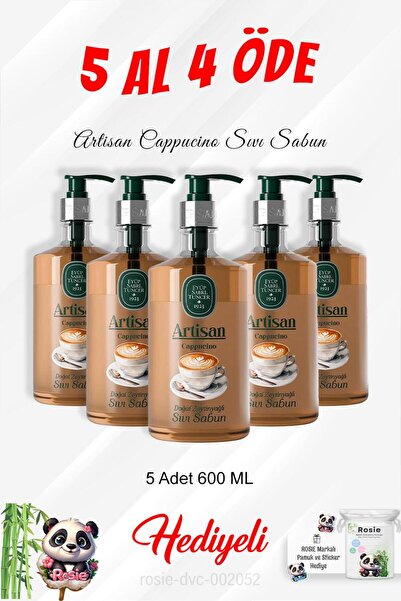 Eyüp Sabri Tuncer Artisan Cappucino Liquid Soap 600 ml Buy 5 Pay 4 and Rosie ...