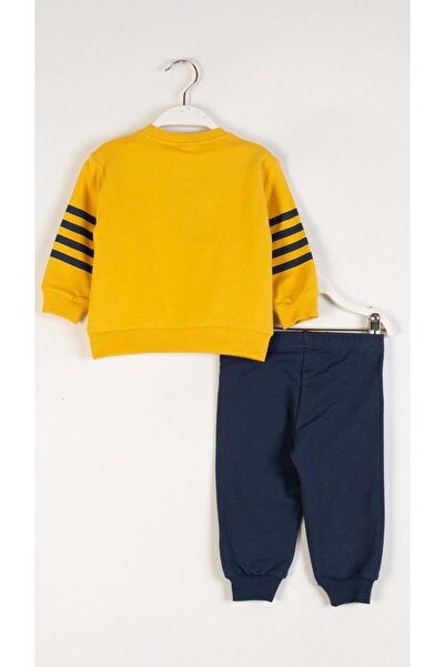 ww waka waka kids store Dog Printed Ear Detailed Baby Boy Tracksuit Set