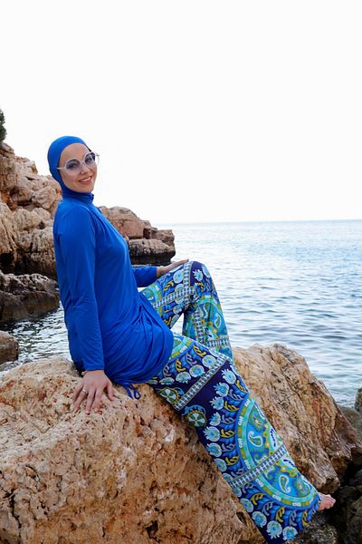 Remsa Mayo Lycra Wide Leg Hijab Swimsuit - Full Covered 900-301