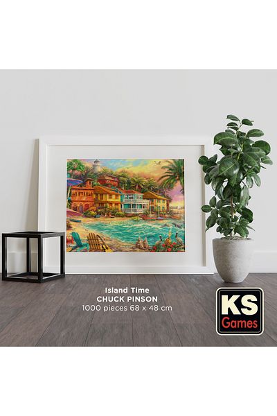Ks Games Island Time 1000 Piece Puzzle