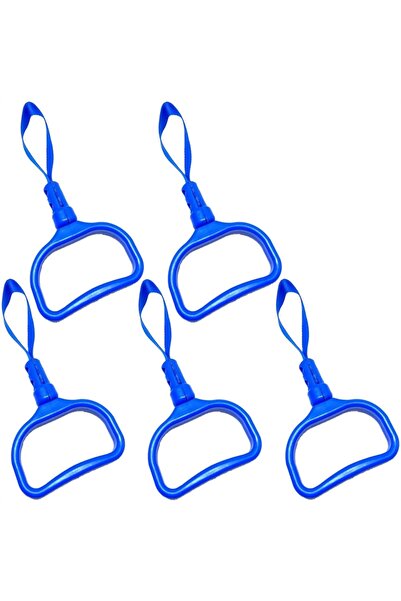 caraks Suport pentru mâner pentru mașină, suport pentru mâner multifuncțional, pentru autobuz, albastru, 5 bucăți