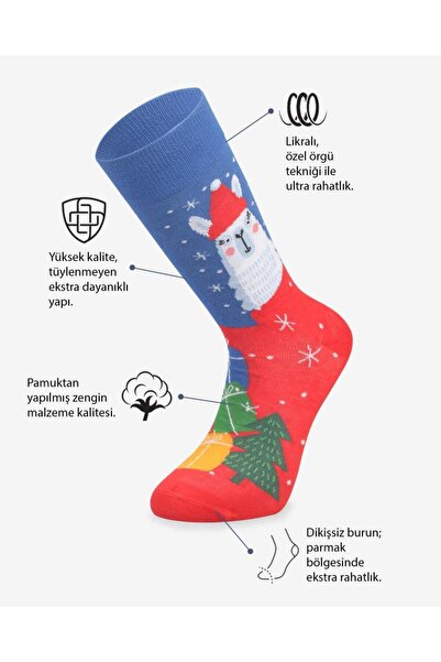 Bolero Özel Hediye Kutulu Erkek Yılbaşı Çorabı