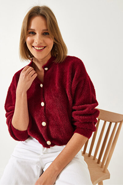 Bianco Lucci Women's Five Button Soft Knitwear Cardigan 9013 60261167